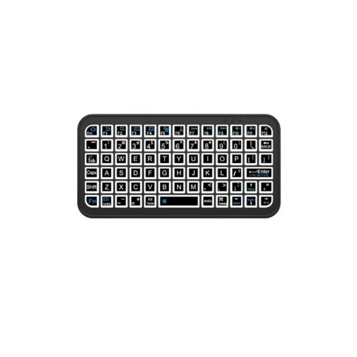 BUĞZ Mini Klavye Smarttv Işıklı Bluetooth Kablosuz Televizyon Ps3 Dizüstü Tabletler Ve Telefonlar İçin - BUĞZ