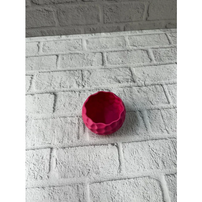 BUĞZ Mini Mor Dekoratif Saksı 5 cm Modern Masaüstü Bitki Saksısı - Lisinya