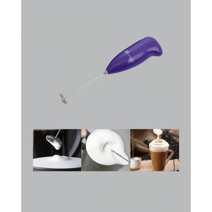 BUĞZ Mini Pilli Portatif Karıştırıcı – Cappuccino, Latte, Frappe ve Kahve Köpürtücü - Lisinya