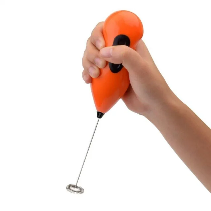 BUĞZ Mini Pilli Portatif Karıştırıcı Cappucino Maker Mikser - Renkli