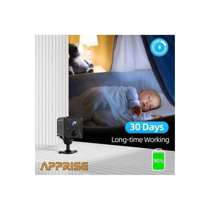 BUĞZ Mini Pır Sensörlü Algılamalı Sesli Konuşmalı 1080p Hd Kablosuz Kamera - Lisinya