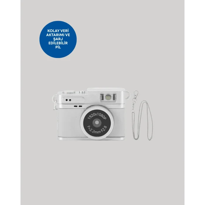 BUĞZ Mini Retro Dijital Kamera 1080P Full HD Dahili 128GB Hafızalı - Lisinya