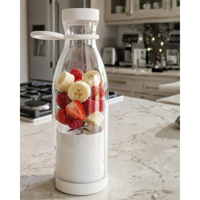 BUĞZ Mini Smoothie Blender USB Şarjlı 380 ml Taşınabilir ve Hafif Tasarım