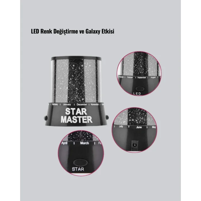 BUĞZ MİNİ STAR PROJEKTÖR - BUĞZ