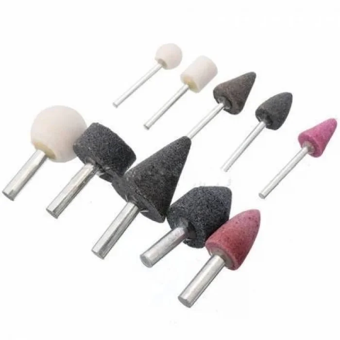  Mini Taş Zımpara Matkap Ucu Seti 10 Parça