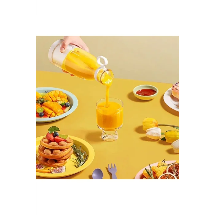 BUĞZ Mini taşınabilir şarjlı mavi smoothie meyve sebze blender 500-1500 watt 2 yıl garantili