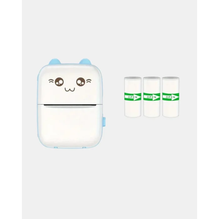  Mini Termal Yazıcı Kablosuz Taşınabilir Bluetooth Bağlantılı 200 DPI