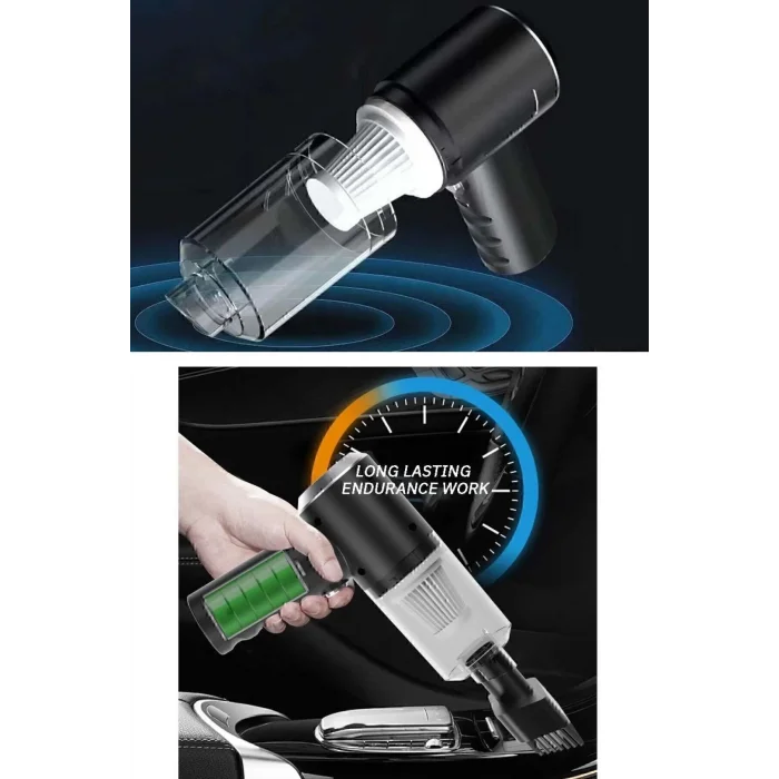  Mini Vakumlu Araç Süpürgesi El Süpürgesi Şarjlı Çok Fonksiyonlu Ev Aleti