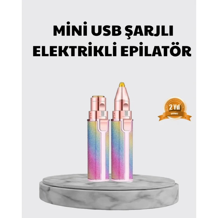 BUĞZ Mini Yüz ve Kaş Epilatörü – 8000 RPM Güçlü Motor ve Paslanmaz Çelik Başlık