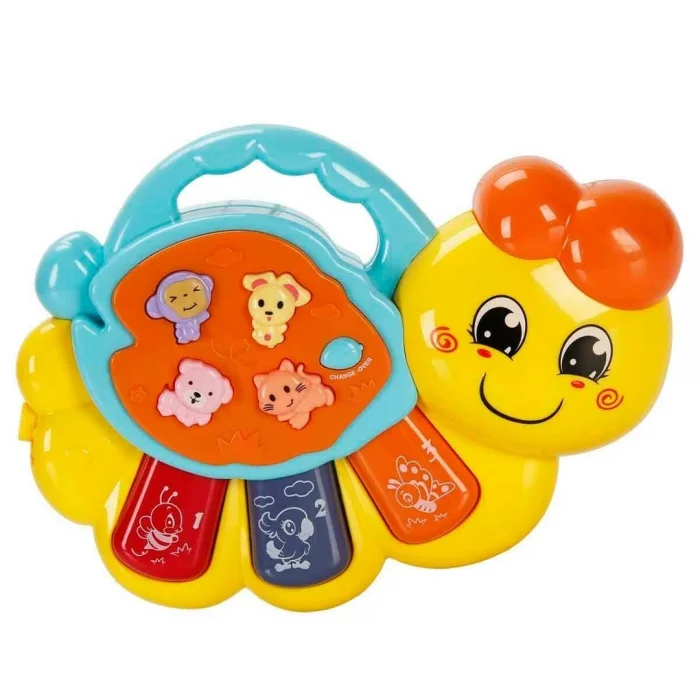 BUĞZ Minibo Sesli ve Işıklı Piyanolu Tırtıl