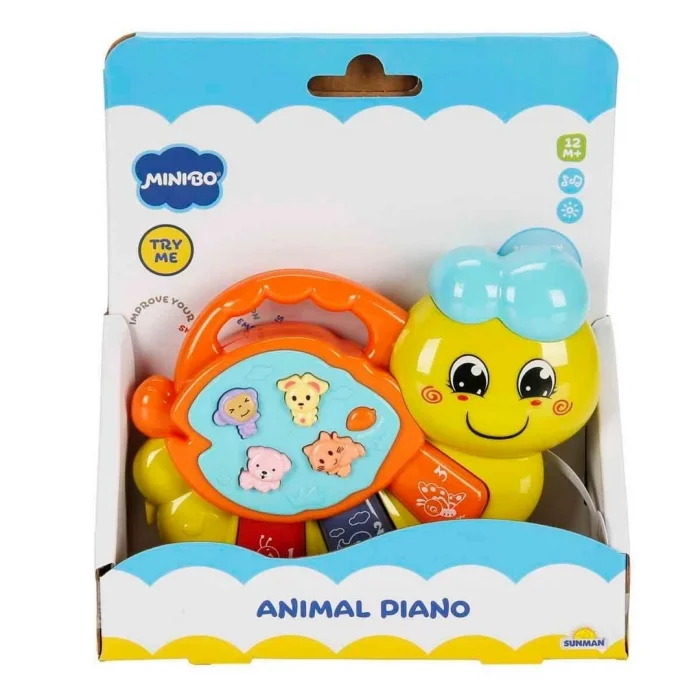 BUĞZ Minibo Sesli ve Işıklı Piyanolu Tırtıl