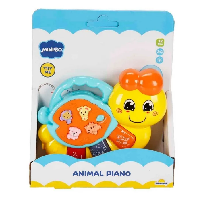 BUĞZ Minibo Sesli ve Işıklı Piyanolu Tırtıl