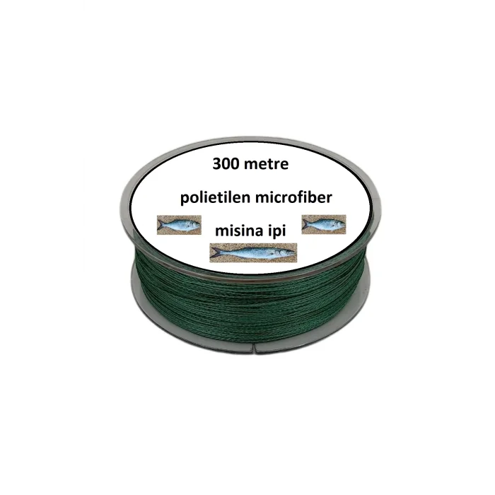 BUĞZ Misina 300m Polietilen Microfiber 2.0 Ip Misina Yeşil