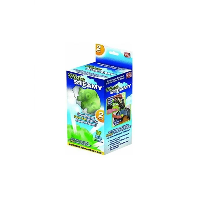 BUĞZ Mister Steamy Buharlı Çamaşır Kurutma ve Ütü Topları Pratik 2li