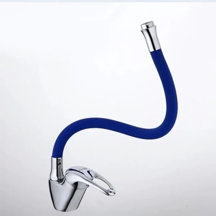  Mix Kuğu Mutfak Evye Bataryası Renkli Oynar Başlıklı Mor