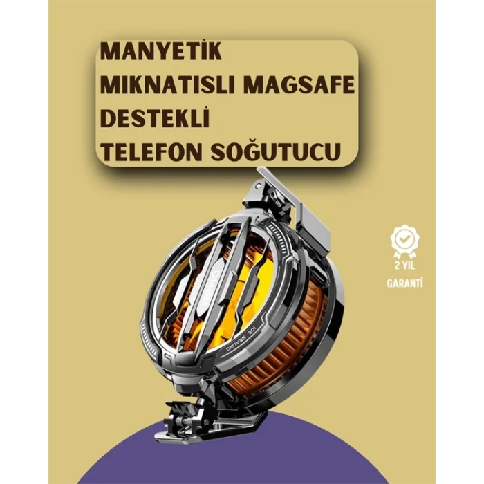  Mobil Oyunlar İçin Serinletici Telefon Fanı | Sessiz Çalışma | Geniş Kıskaçlı Tasarım