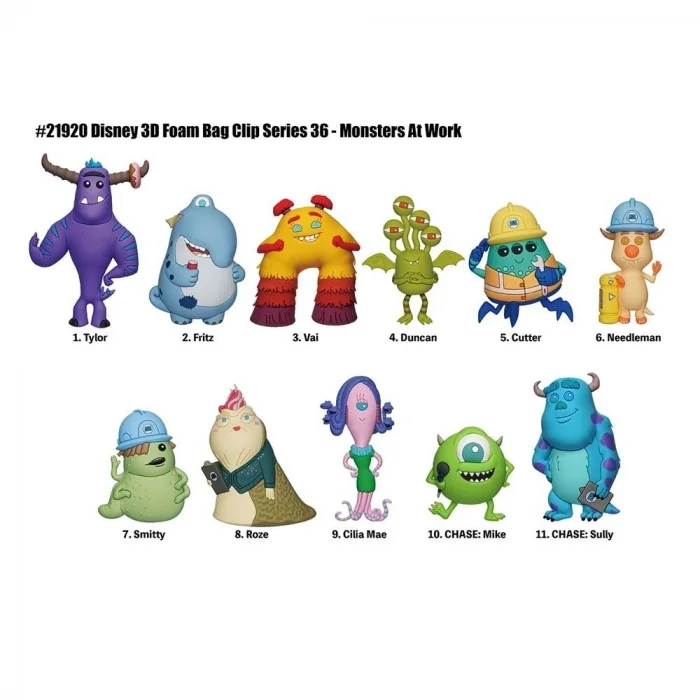 BUĞZ Monsters at Work Klipsli Figür Seri 36