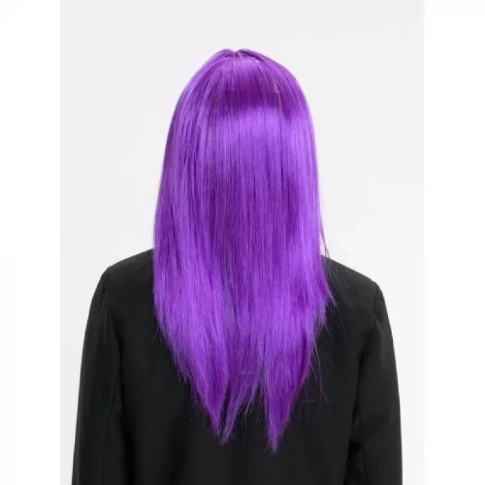 Mor Düz Kesim Peruk