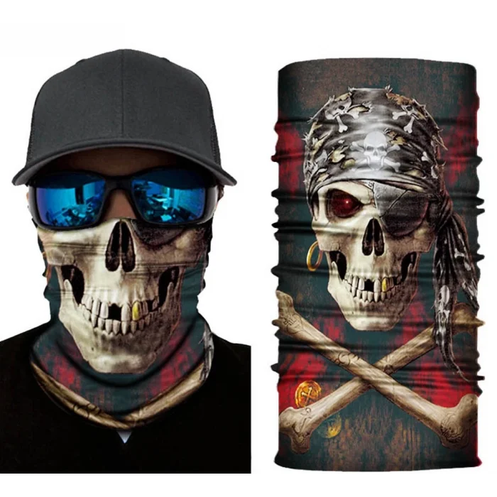  Motorcu Boyunluk Baf Buff Bandana 25x48 cm Model 2