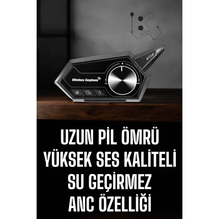 BUĞZ Motorcu Kulaklığı Kask Kulaklığı ANC Özelliği Sesli Görüşme Özelliği