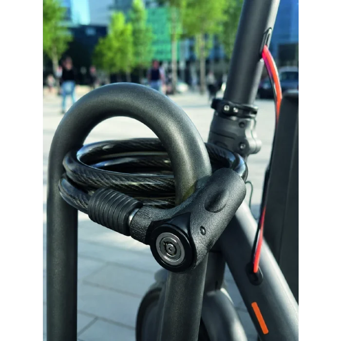BUĞZ Motosiklet, Bisiklet ve Elektrikli Scooter İçin Ağır Hizmet Tipi Çelik Halat Kilidi - BUĞZ