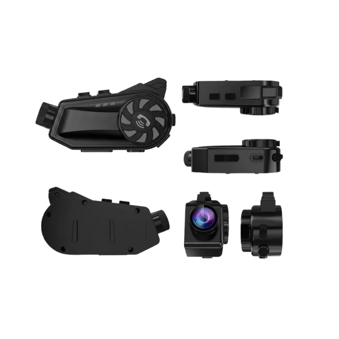 BUĞZ Motosiklet Kask Kamera Sistemi Gece Görüş Destekli Bluetooth ve Uzun Pil