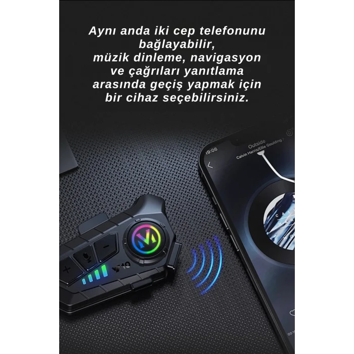 BUĞZ Motosiklet kask kulaklık Bluetooth 5.3 destekli intercom 2 yıl garantili Süresi Kategorisi
