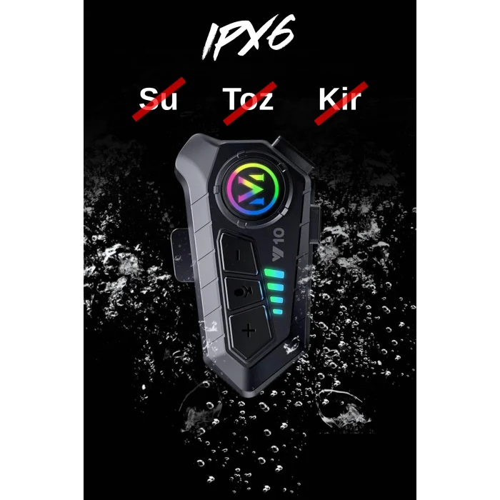 BUĞZ Motosiklet kask kulaklık Bluetooth 5.3 destekli intercom 2 yıl garantili Süresi Kategorisi