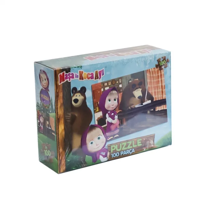  MS7968 Maşa ile Koca Ayı 100 Parça Puzzle -LaçoKids
