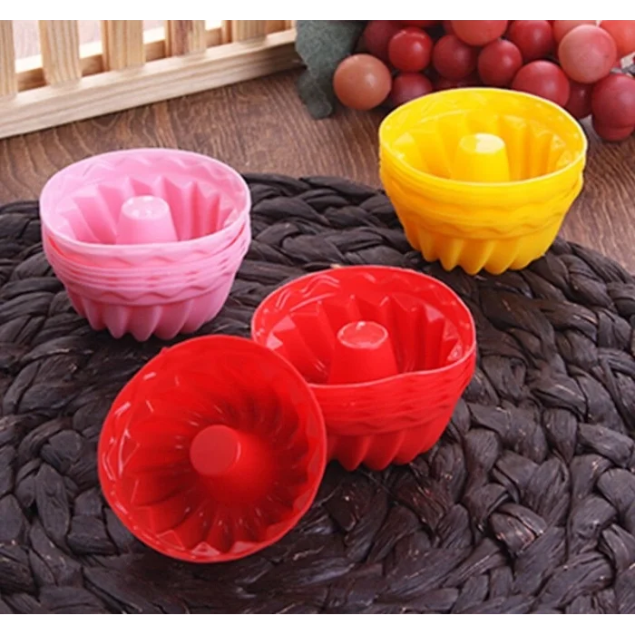 BUĞZ Muffin Kek Kalıbı Silikon 6 Adet