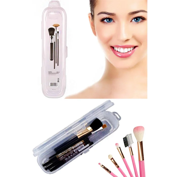 BUĞZ Multi Şeffaf Kapaklı Çanta İçi Saklama - Diş Fırçası - Makyaj Fırçası - Kalemlik Kutusu