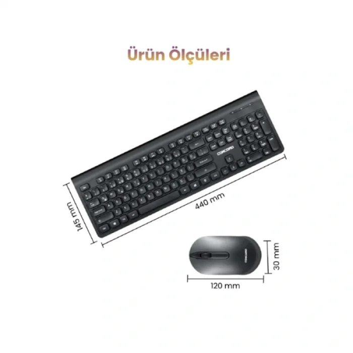 BUĞZ Multimedya Q Klavye Ve Mouse Seti