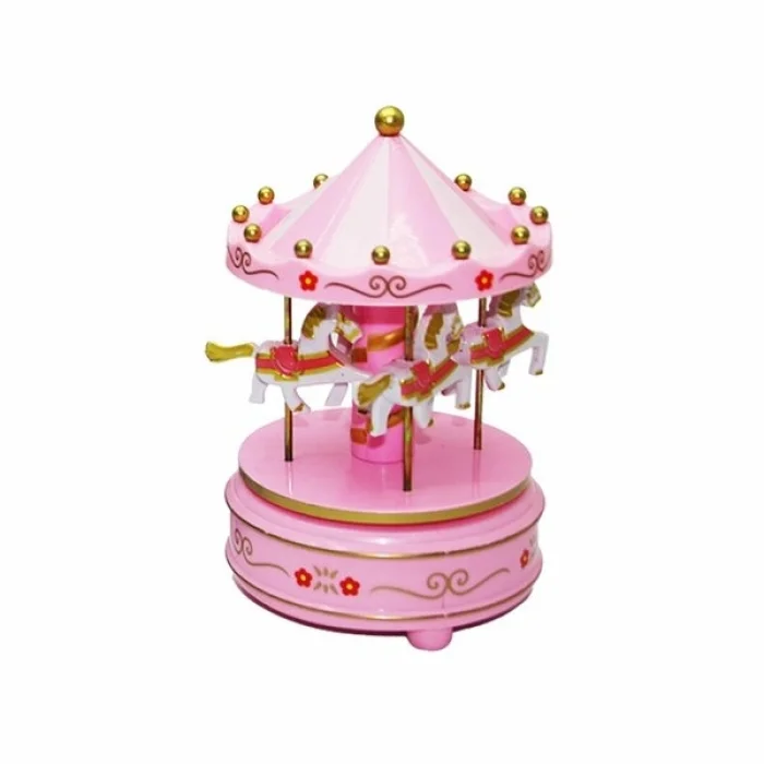 BUĞZ Music Box Carousel Müzikli Atlı Karınca Bx40