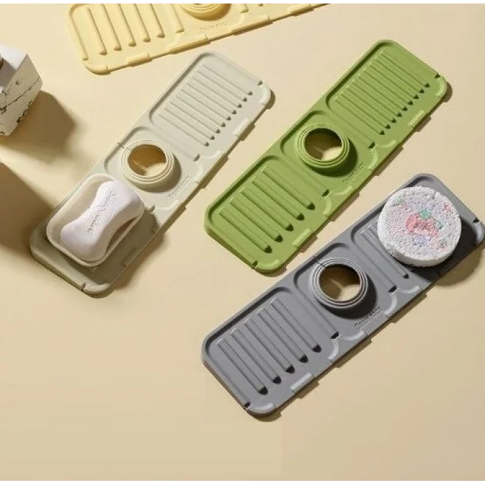 BUĞZ Mutfak Banyo Lavabo Kenarı Silikon Mat Gri