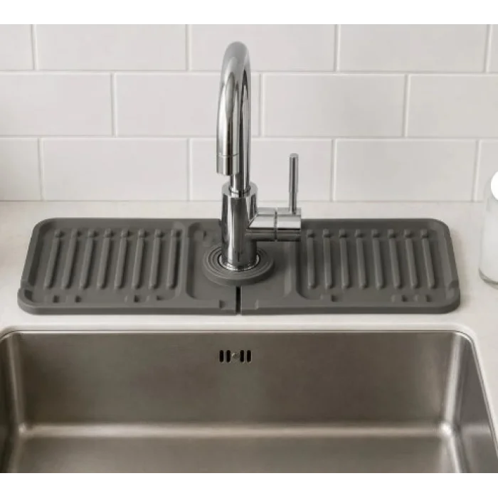 BUĞZ Mutfak Banyo Lavabo Kenarı Silikon Mat Gri Bx40