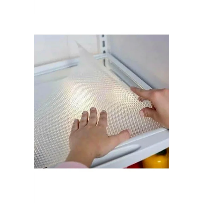  Mutfak Dolabı Çekmece Kaydırmaz Raf Örtüsü Şeffaf, Suya Dayanıklı, Kesilebilir Pvc 45x300 Cm