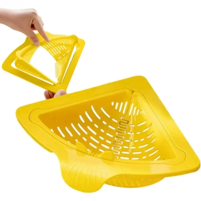 BUĞZ Mutfak ve Banyo Üçgen Lavabo Süzgeci