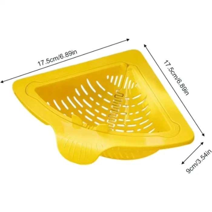 BUĞZ Mutfak ve Banyo Üçgen Lavabo Süzgeci