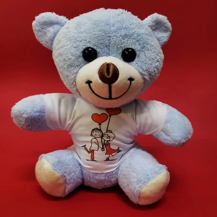 BUĞZ Mutlu Sevgililer Temalı Tişörtlü Ayıcık