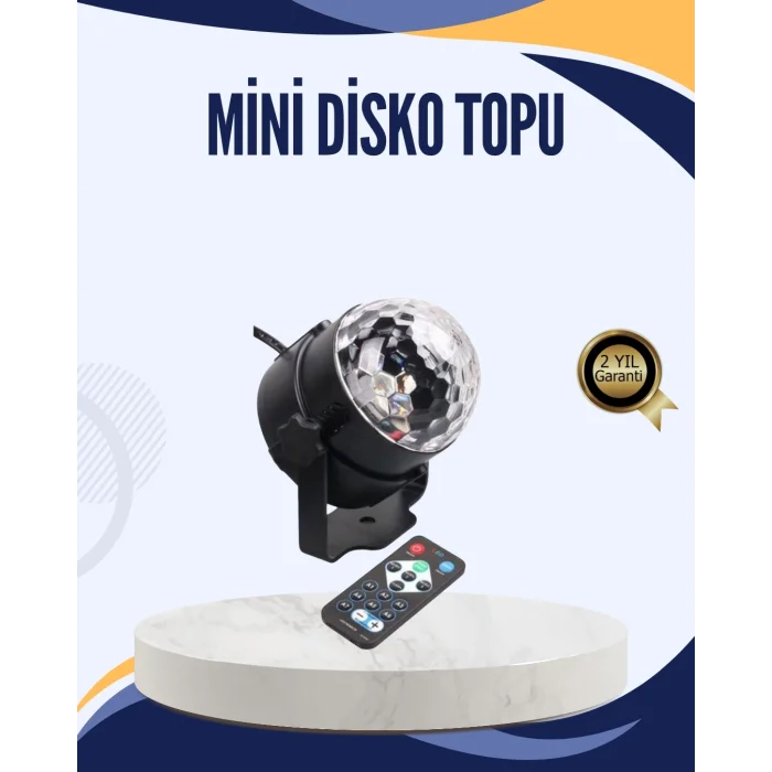 BUĞZ Müzik Sensörlü Renkli LED Parti Işığı