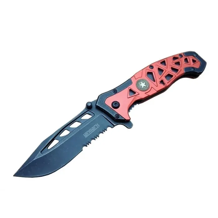 BUĞZ Mx50 Testereli Outdoor Çakı 21 Cm - Otomatik, Kemerlikli