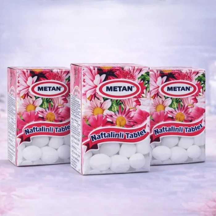 BUĞZ Çiçek Desenli Kutuda 6 Adet Naftalinli Tablet Güve Kovucu Dolap Çekmece Koruyucu BX-313584