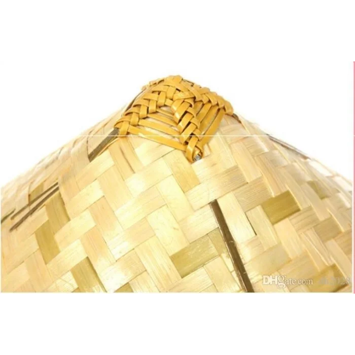 BUĞZ Naturel Renk Cambodia Kamboçyalı Vietnam Şapkası PVC Hasır