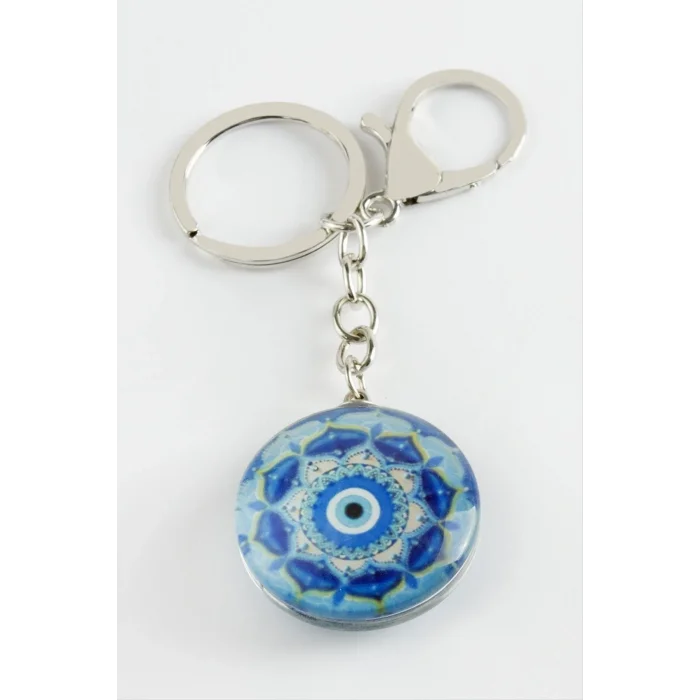 BUĞZ Nazar Cam Anahtarlık