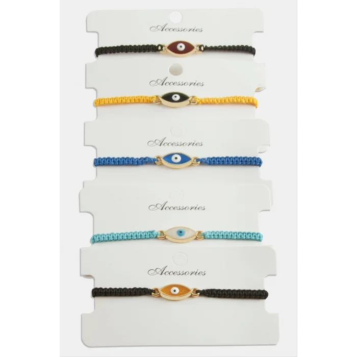  Nazar Makrome Örgülü Bileklik