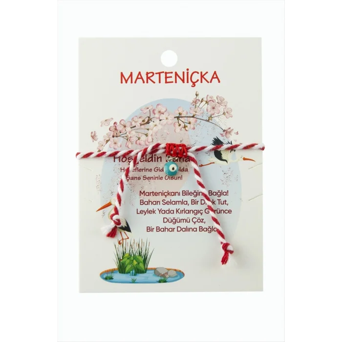BUĞZ Nazar Marteniçka Makrome İp Bileklik