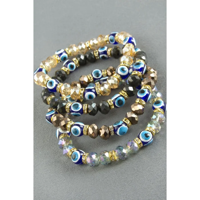 BUĞZ Nazar Taşlı Kristal Bileklik