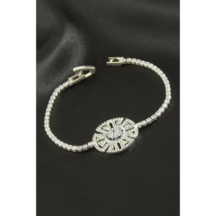 BUĞZ Nazar Zirkon Taşlı Çocuk Bileklik 16 cm