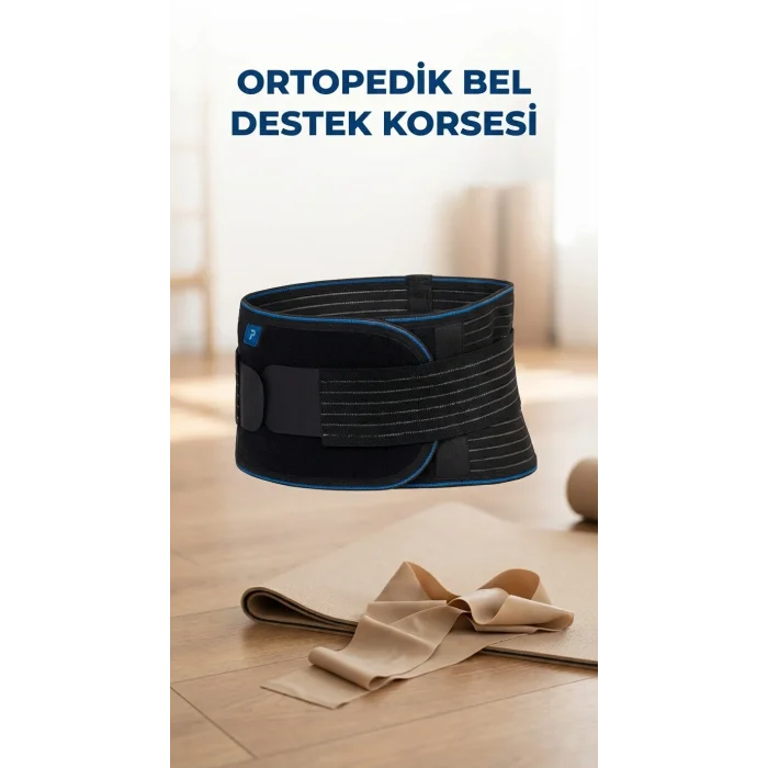BUĞZ Nefes Alabilir Ayarlanabilir Unisex Ortopedik Bel Destekli Korsesi