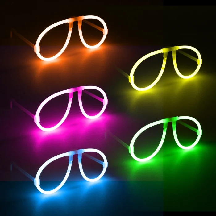 BUĞZ Neon Glow Fosfor Gözlük – Festival  Parti (1239li Set)
